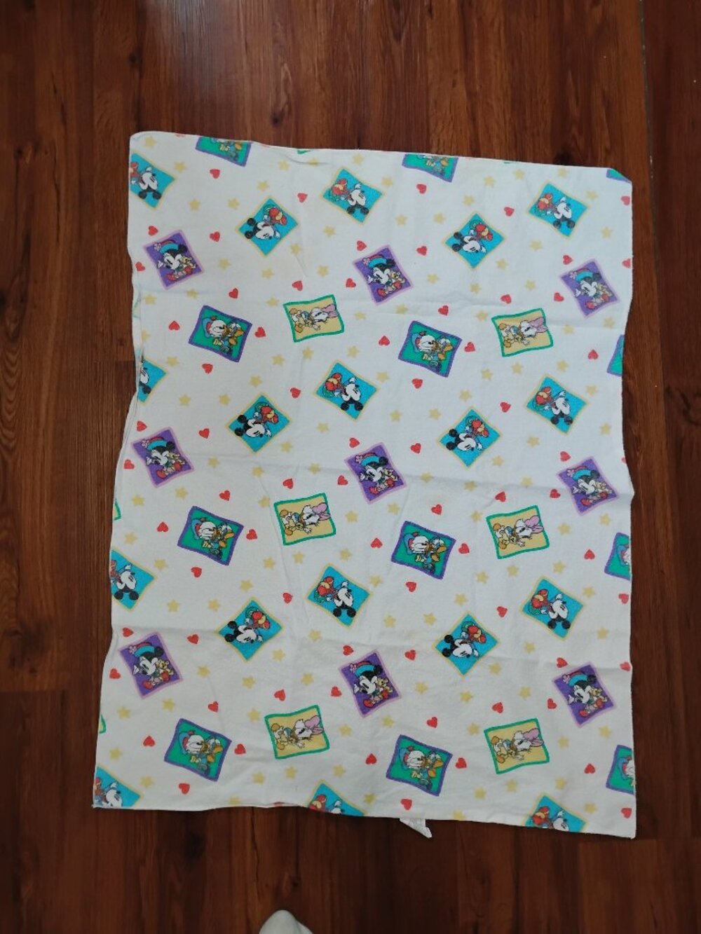 Vintage Disney Babies Characters Baby Blanket Receiving